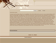 Tablet Screenshot of nowhereboys.com